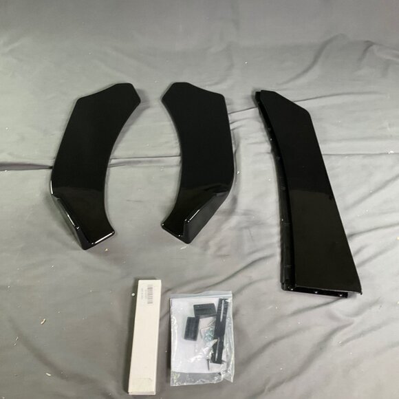 DREAMIZER Universal Front Bumper Lip Strut Rod Spoiler Wing Wide Body Kit Spoile - Picture 6 of 8